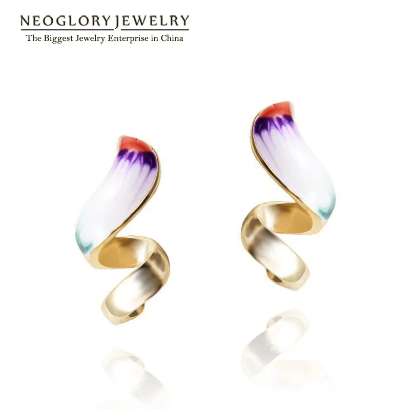 

Neoglory Stoving Varnish Zinc Alloy 14K Gold Plated Drop Earrings Jewelry Accessories For Female 2014 Spring New Arrival Gift