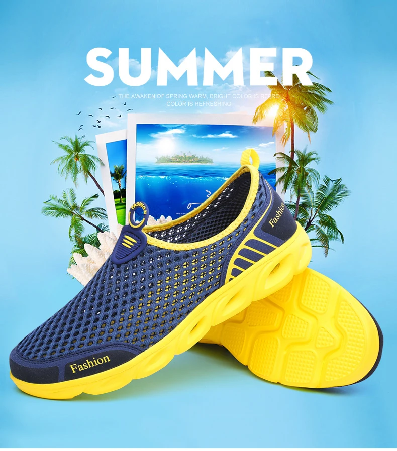 Г. летняя водонепроницаемая обувь для мужчин и женщин, дышащая пляжная быстросохнущая обувь для плавания, акваобувь, морские тапочки для йоги