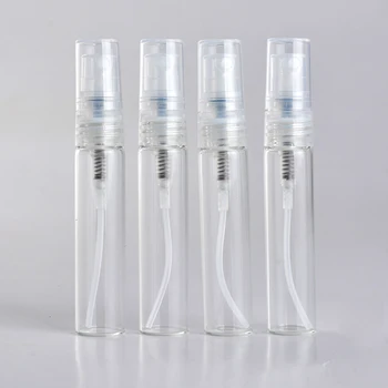 

8 Pieces/Lot 5ML Mini Portable Transparent Glass Perfume Bottle With Spray&Empty Parfum Cosmetic Case With Atomizer For Travel