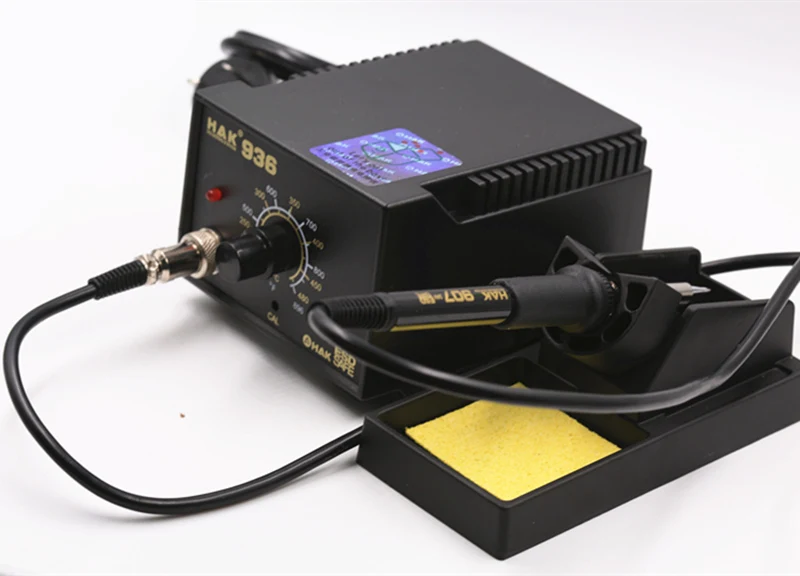 

SZBFT Good quality SMD Equipment Rework Station 936 with copper tips with soldering wire ,soldering wick ,and 4 pcs tweezers