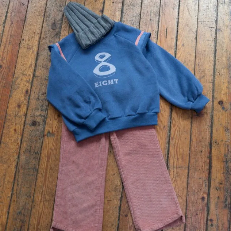 Новая осенне-зимняя одежда для девочек свитер из хлопка топы с буквенным принтом для девочек, бархатные футболки топы для девочек-подростков 4-15 лет, CA523