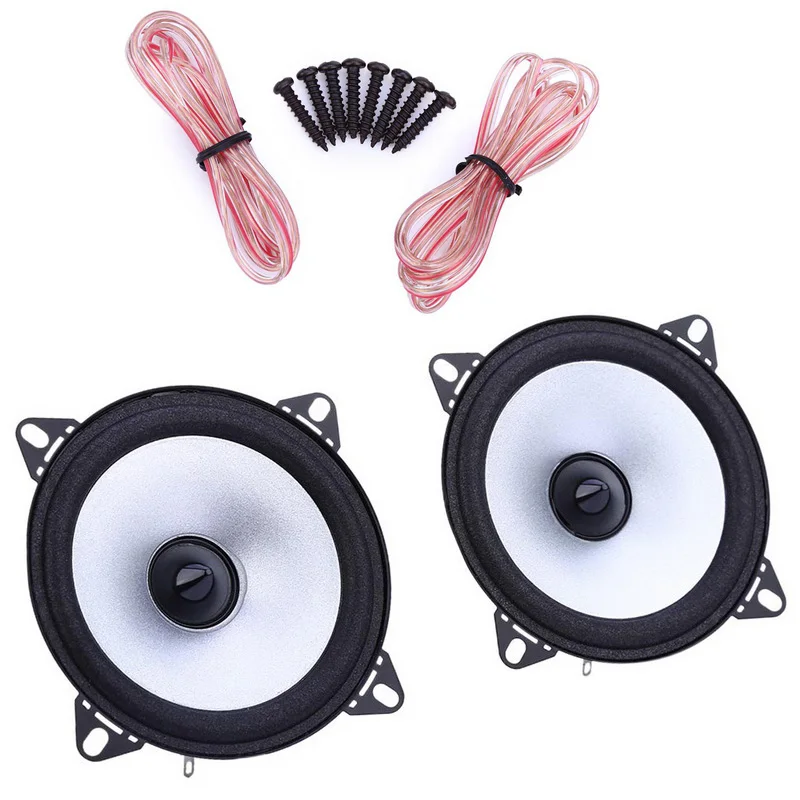 

Wholesale car audio stereo subwoofer speaker full range 4 inch foam rubber edge 2x60W high quality best selling
