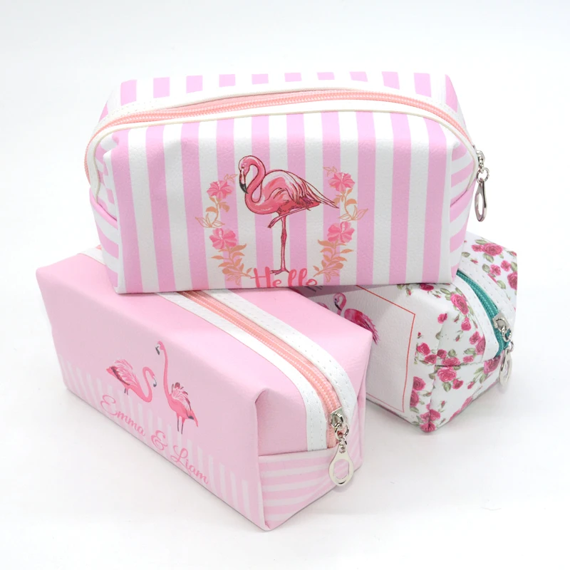 Чехол для карандаша с изображением фламинго Astuccio Kawaii сумка задней панели Etui Pennen