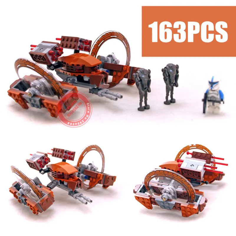 

Starwars Attack of Clones Hailfire Droid Exclusive fit star wars figures starfighter 75085 Building Blocks Bricks diy Toys gift