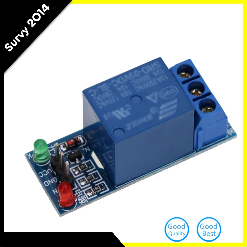 

5V 1-Channel Relay Module Low Level Triger PIC