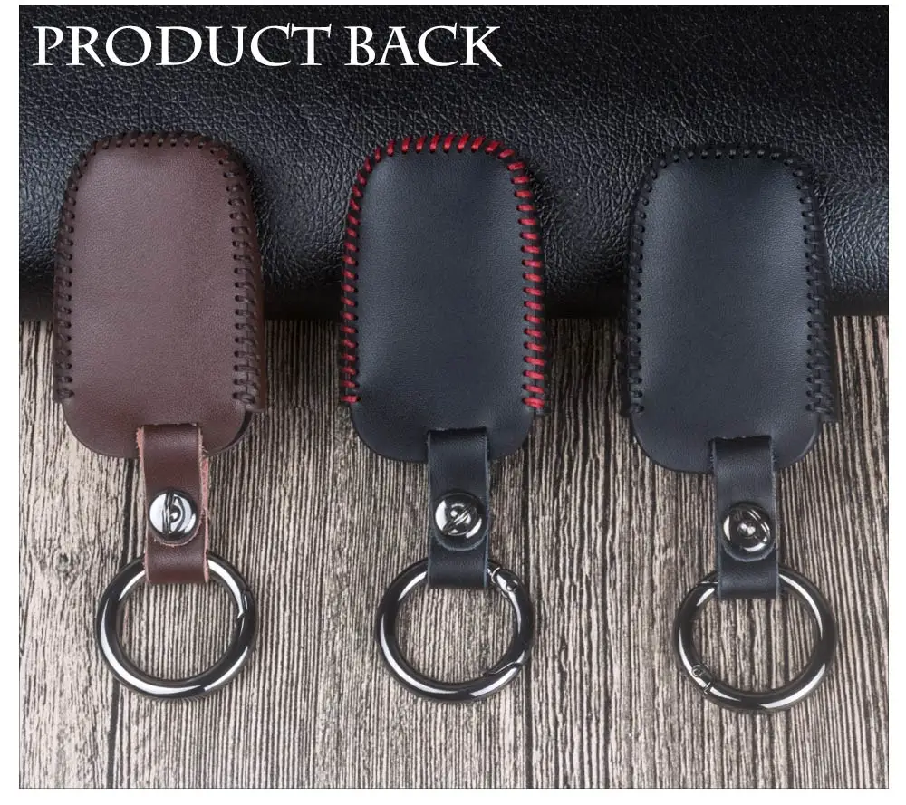 Leather Remote Key Case Cover For Kia Rio K2 Sportage 2018 2019 Cerato K3 Optima K5 Ceed Sorento Soul Forte Sportage R 2011-2015