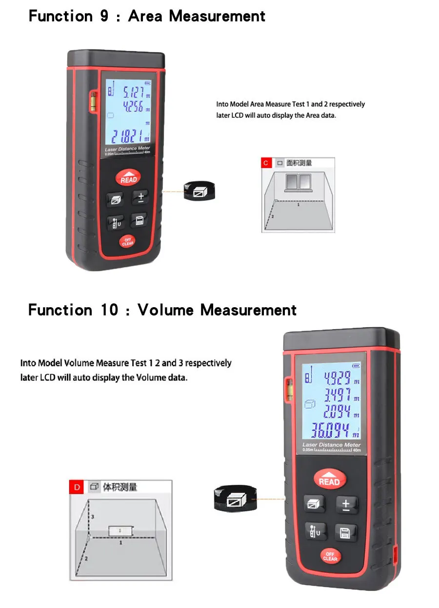 Laser distance meter RZ-S40 60 80 100 (7)