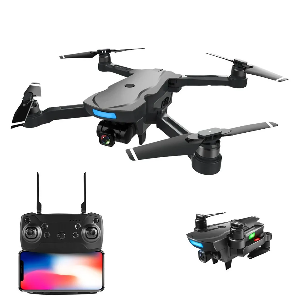 WIFI FPV Auto Follow GPS RC Racing Drone 1000M 20Mins Brushless Motor 1080P HD Camera WIFI FPV RC Quadcopter VS X8PRO B5W