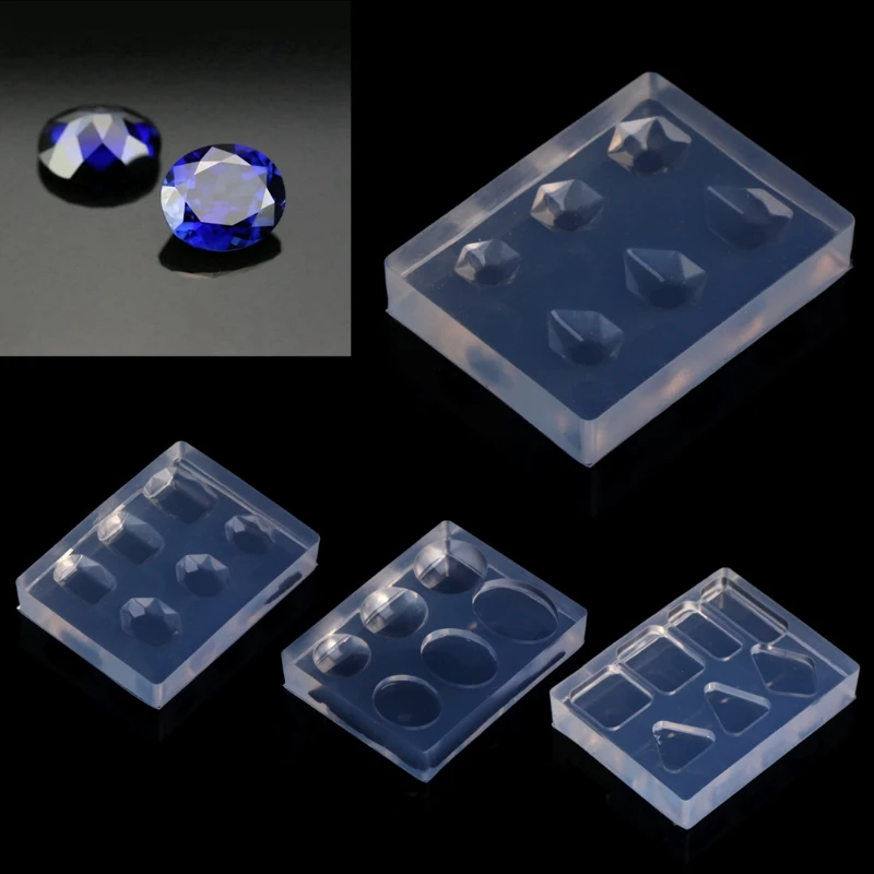 

JAVRICK DIY Clear Silicone Mold Making Jewelry Beads Resin Casting Rectangle Mould Tools NEW