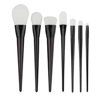 Moda Hot 7 pcs Cosmetic Makeup Brushes Set Pó Fundação Sombra Delineador Lip Brush Tool