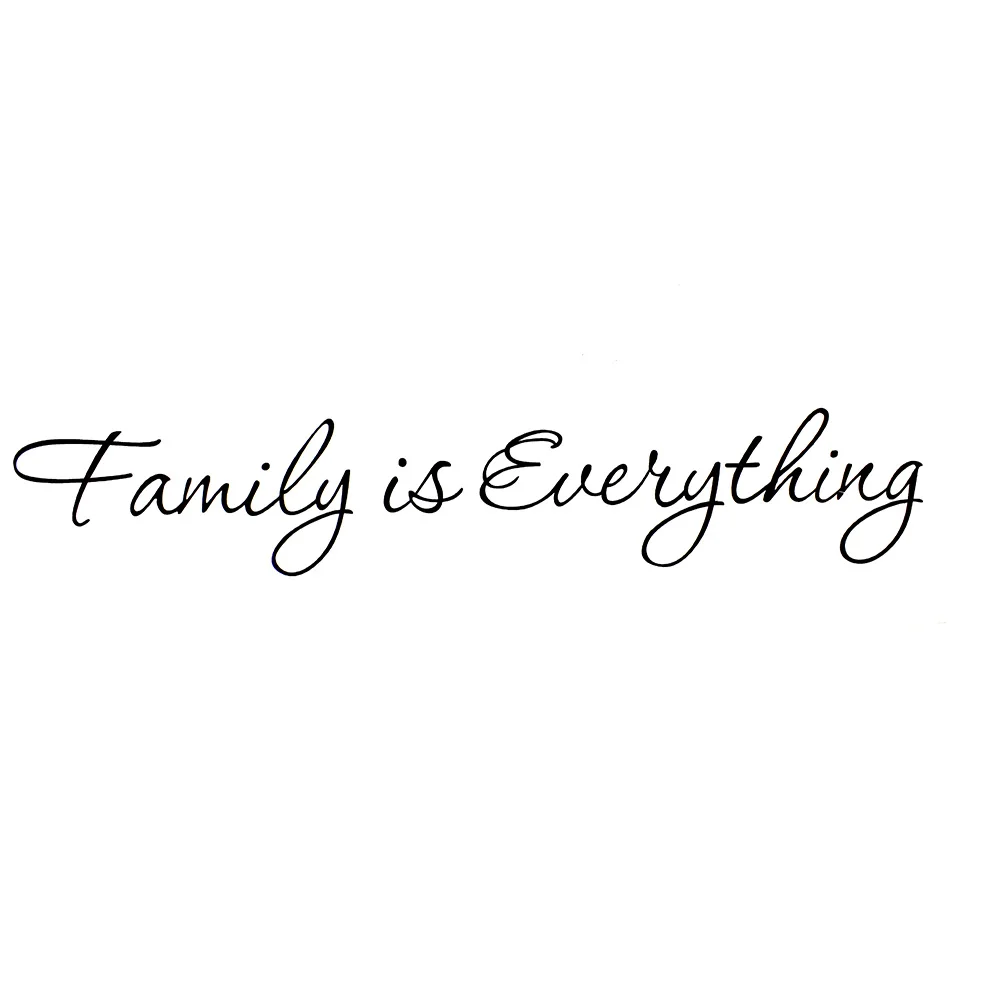 Family is Everything Removable Home Decor Art Vinyl Quote