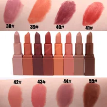 Макияж Whosales помада без привкуса матовая квадратная трубка Витамин Е женщина составляют матовая губная помада maquiagem