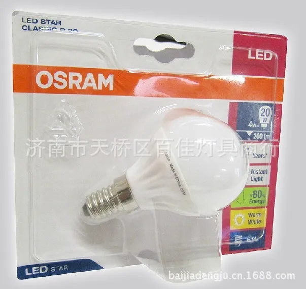 Star bright OSRAM P -type 4w LED bulb , E14 4w LED energy-saving lamps , OSRAM LED wholesale _ Mobile