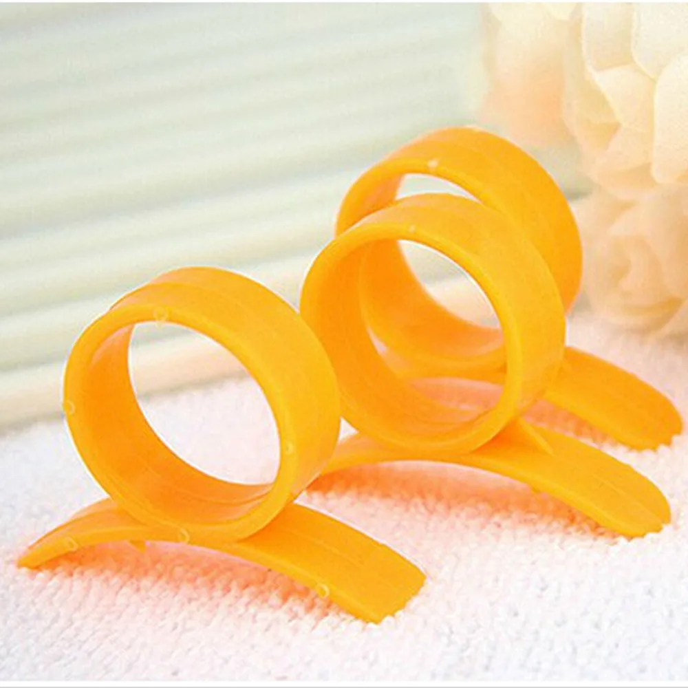 3 шт. инструмент для фруктов Креативные кухонные гаджеты пластиковый оранжевый инструмент для очистки с кольцом открытым оранжевым Овощечистка палец