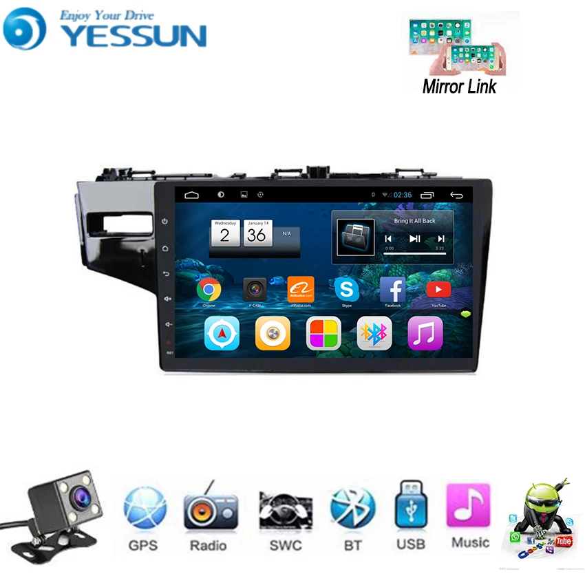 Clearance YESSUN For Honda Fit Jazz 2014~2018 Car Android Multimedia Player GPS Navigation Big Screen AUTO Radio Bluetooth 1 Clearance YESSUN For Honda Fit Jazz 2014~2018 Car Android Multimedia Player GPS Navigation Big Screen AUTO Radio Bluetooth 1