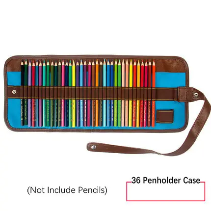 Профессиональный рулон холщовый чехол для карандашей тканевый пенал роликовые Оттенки для 48/36 цветных карандашей, не включая карандаши - Цвет: 36 Penholder Case