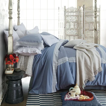 

top grade luxury brand egyptian cotton 400TC king queen printed quilt cover set bedding set