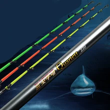 Рыболовное судно стержень 1 шт./лот Супер жесткий 1,8/2,1/2,4/2,7 м Тяжелая телескопическая удочка