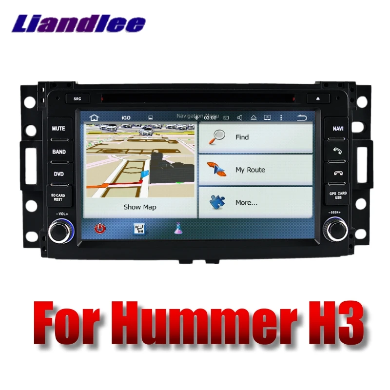 Liandlee Car Multimedia Player NAVI For Hummer H3 2006~2010 Touch Screen Radio DVD Stereo GPS Navigation 9