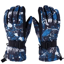 2017 Men’s Women’s Winter Fleece Ski Gloves Outdoor Waterproof Thermal Hiking Snowboard Cycling Climbing Skiing Motorcycle VK041