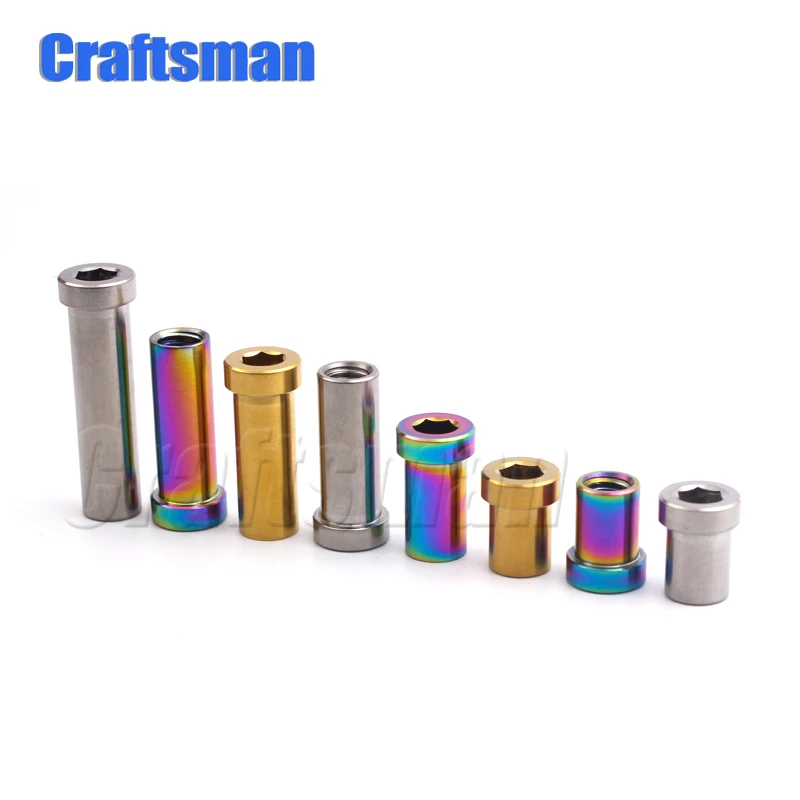 Craftsman titanium Ti GR5 13 мм/15 мм/17 мм/23 мм/25 мм/33 мм встраиваемые велосипедные тормозные болты Зажимная гайка для MTB/шоссейного велосипеда