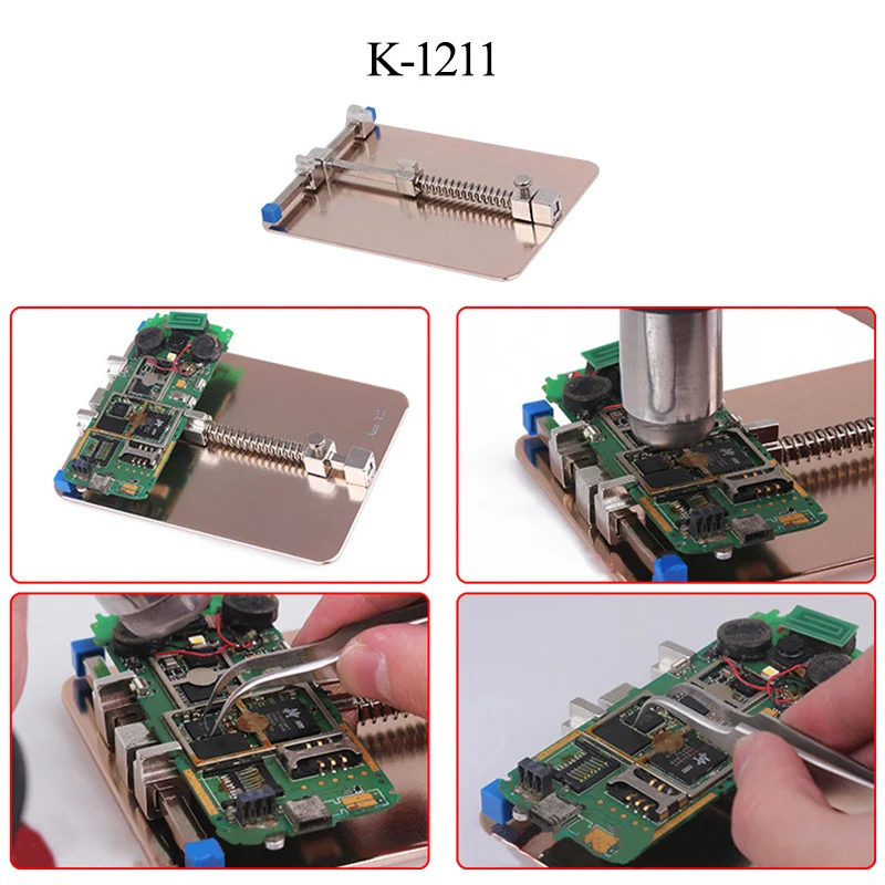 Kaisi K-1211/1212 Universal Metal PCB Board Holder Jig Fixture Work Station For iPhone Samsung Circuit Board Repair Tools