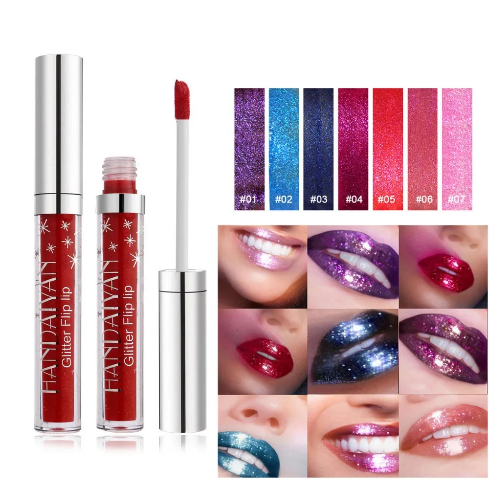 

2018 New Arrivval Liquid Lipstick Waterproof Matte Lip Gloss Tint Makeup Long Lasting Lipgloss Glitter Paint Make Up Cosmetic