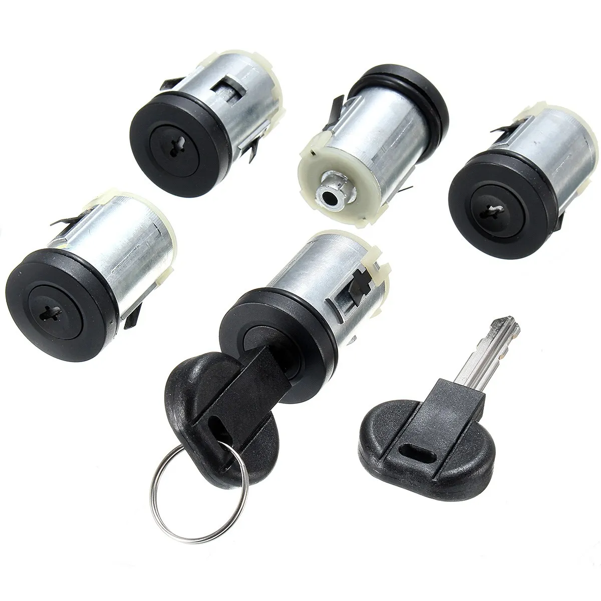 Buy 5 X Barrel Car Door Lock Set With 2 Keys For Peugeot Expert 806 For Citroen