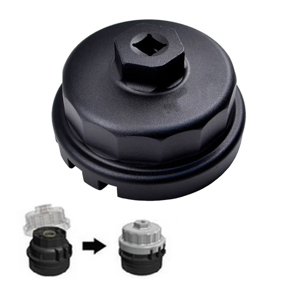 Chuang Qian 64.5mm 14 fultes Oil Filter Wrench Cap Housing Universal Engines Tool For Lexus