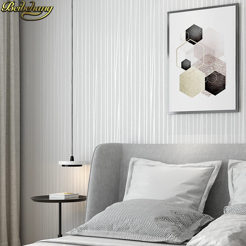 beibehang nonwovens 3d stereo wallpaper modern simple