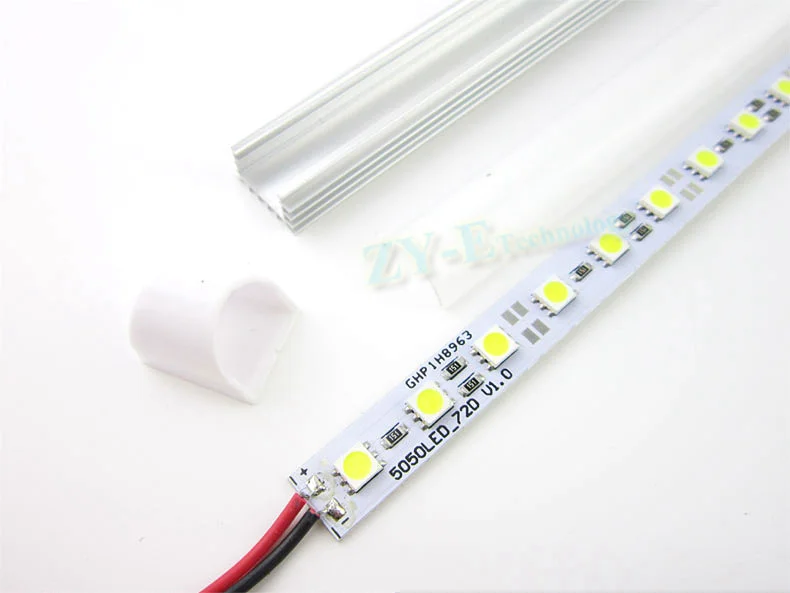 100 шт. светодиод SMD 5050 счетчик печатных плат жесткая полоса светодиодная для