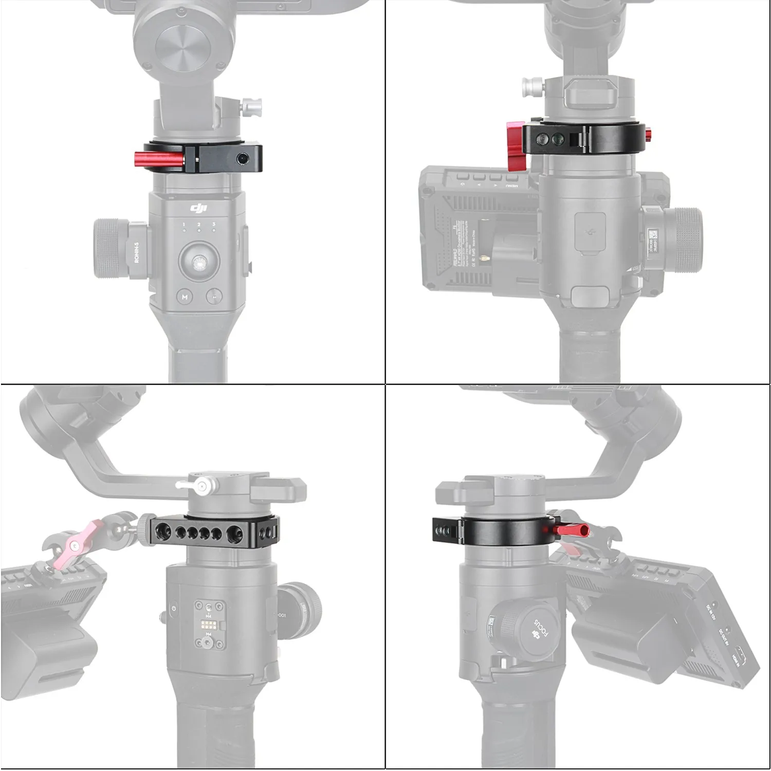 Удлинительное Монтажное кольцо EACHSHOT Gimbal для DJI Ronin S применяемое к камере монитор