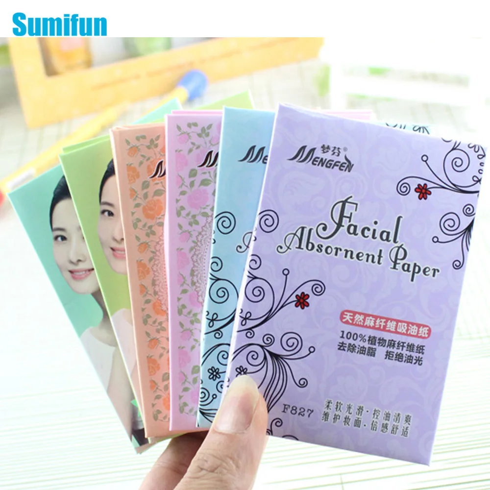 

70pcs/Bag Tissue Papers Pro Powerful Makeup Oil Absorbing Face Paper Absorb Blotting Facial Cleaner Face Tools F112
