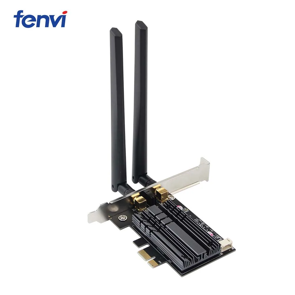 

Desktop PC Network Wireless Card PCI-E Wifi Adapter With Intel 7265 AC Dual Band 1.2Gbps 802.11ac Bluetooth 4.0 Windows7/8/10