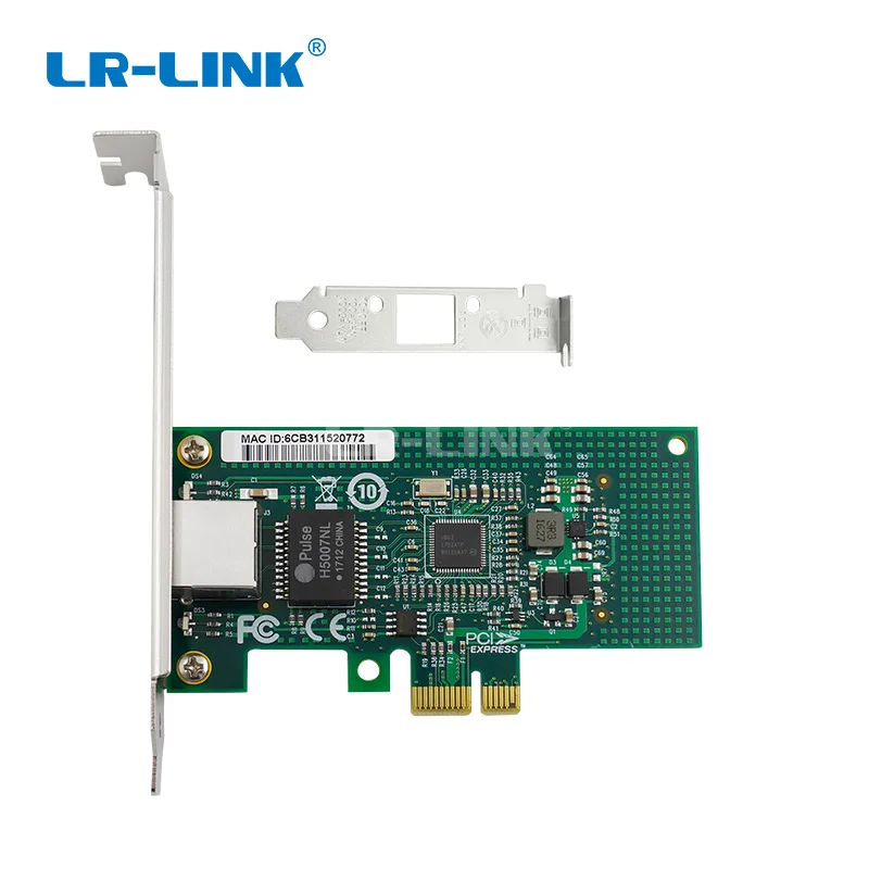 LR-LINK 9204CT компьютер гигабитная Ethernet карта PCI-Express сетевая карта Lan адаптер NIC Intel I210-T1 совместимый