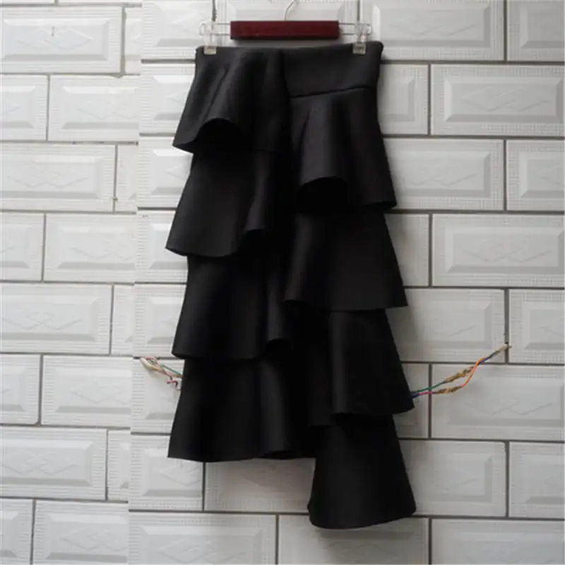 RUGOD-2018-Hot-Quality-Ball-Grown-Skirt-Women-Cake-Skirts-Layers-of-Irregular-Bust-Skirt-Femme (3)