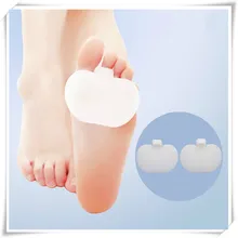 2 шт./пара массажный инструмент для ухода за ногами для женщин на высоком каблуке медицинская силиконовая протекторная стелька hallux вальгус ортопедический разделитель пальцев#990