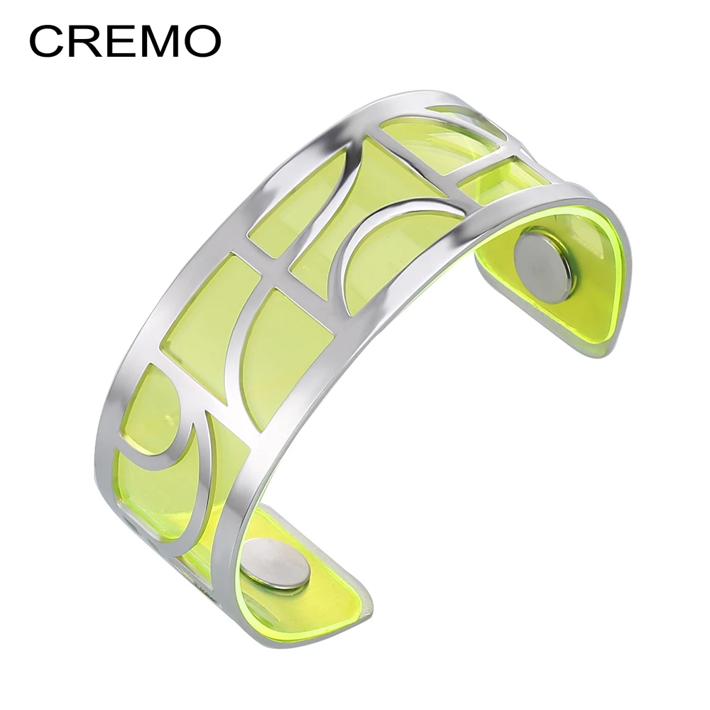 

Cremo Manchette Arcade Argent Pvc Bracelet & Bangles Leather Changing Band Cuff Bangle Woman Jewelry Exquisite Charm Pulseiras