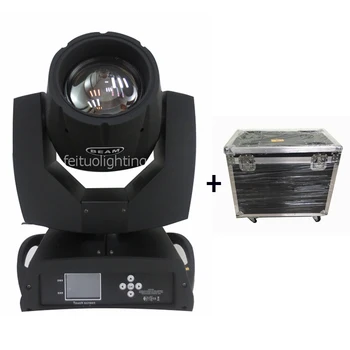 

Free shipping club light disco party decorations sharpy beam 5r moving head beam 200 moving head flight case