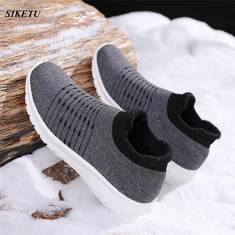 

Shoes Men Sneakers Winter Trainers Zapatillas Deportivas Hombre Plus velvet Gingham Casual Shoes Sapato Masculino Krasovki @L