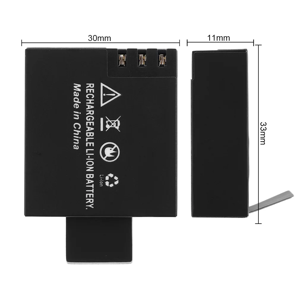4 шт./лот 3 7 V 900mAh литий ионная аккумуляторная батарея SJCAM SJ4000 SJ5000 SJ6000 SJ7000 SJ8000 SJ9000