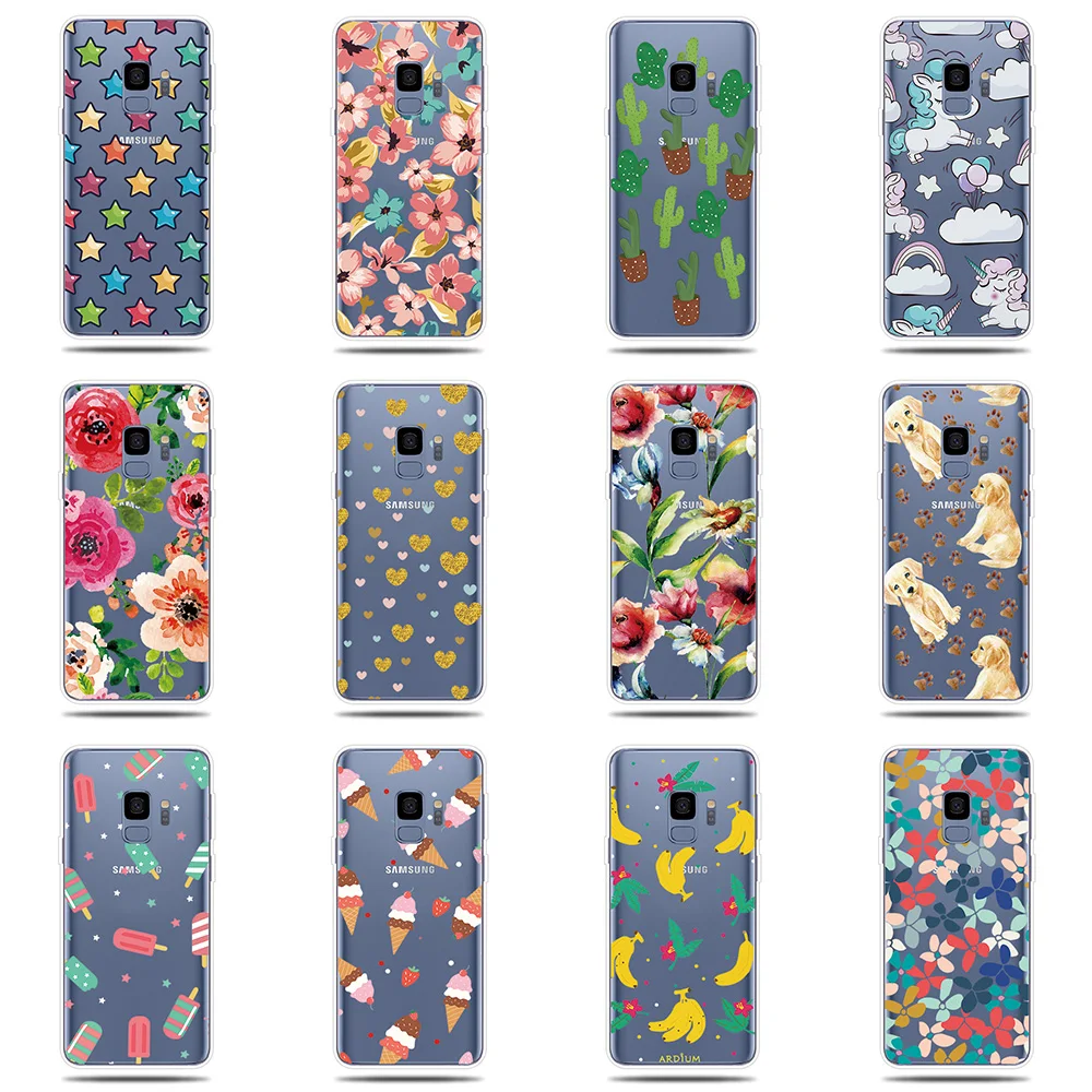 Благодаря открытому силуэту силиконовый чехол для телефона Samsung Galaxy S5 S6 S7 край S8 S9
