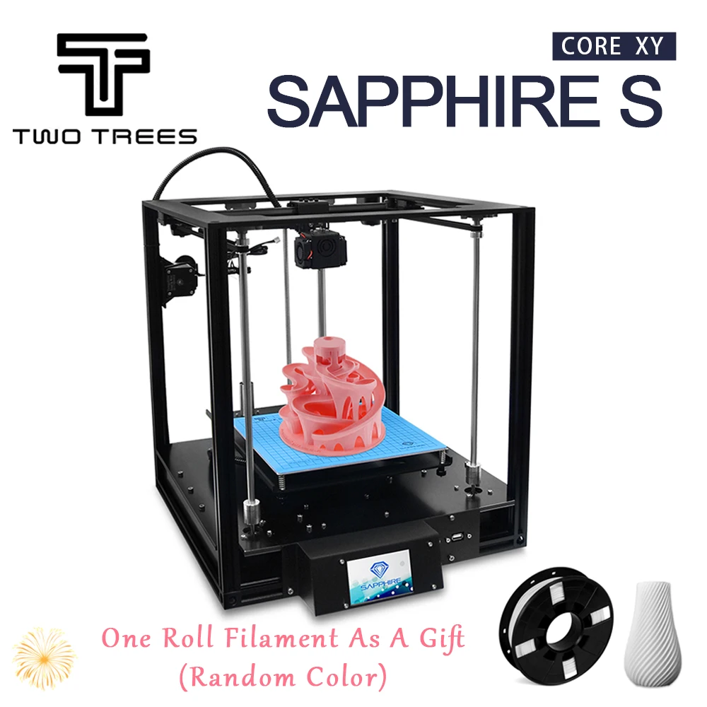 

TWO TREES 3D Printer High-precision Sapphire S CoreXY Aluminium Profile Frame Big Area Kit Core XY structure Automatic leveling