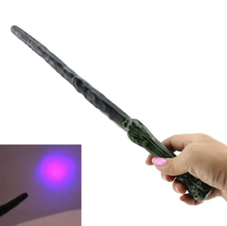 

Wholesale 1 pcs Magic Harry Potter wand (lighting) 36cm,Dumbledore scripture Edition Non-luminous wand Free shipping