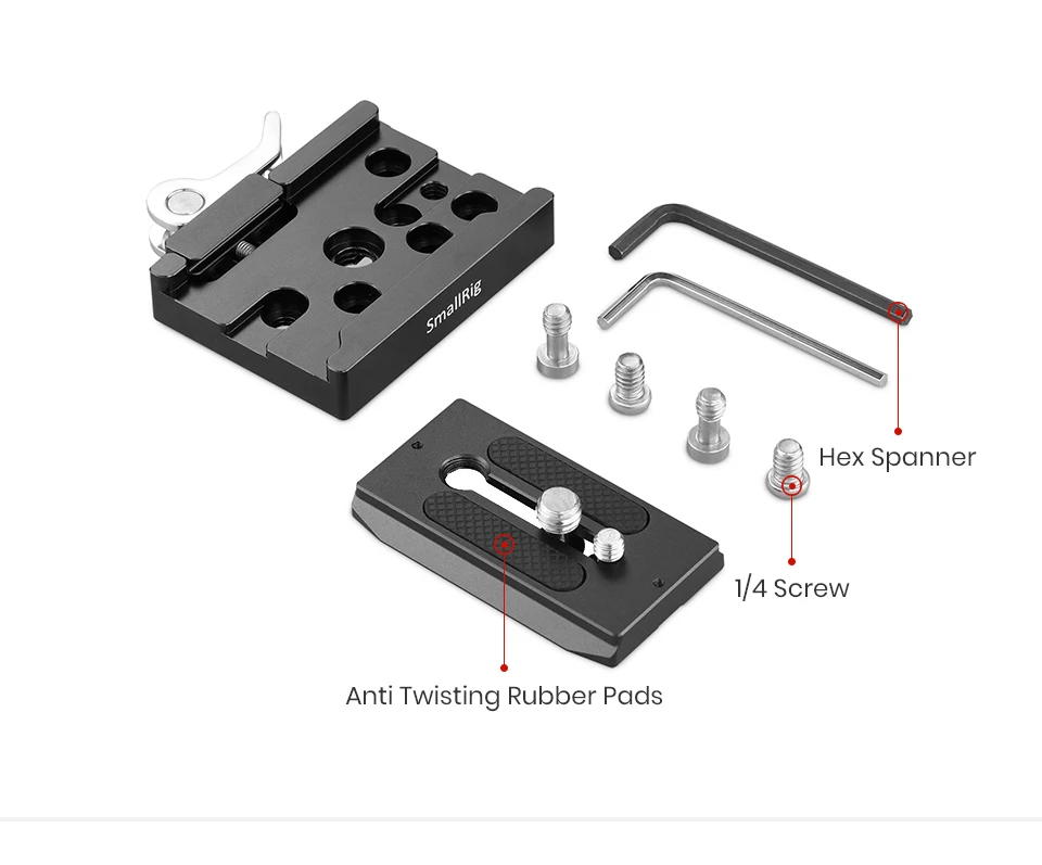 Smallrig arca estilo braçadeira de liberação rápida