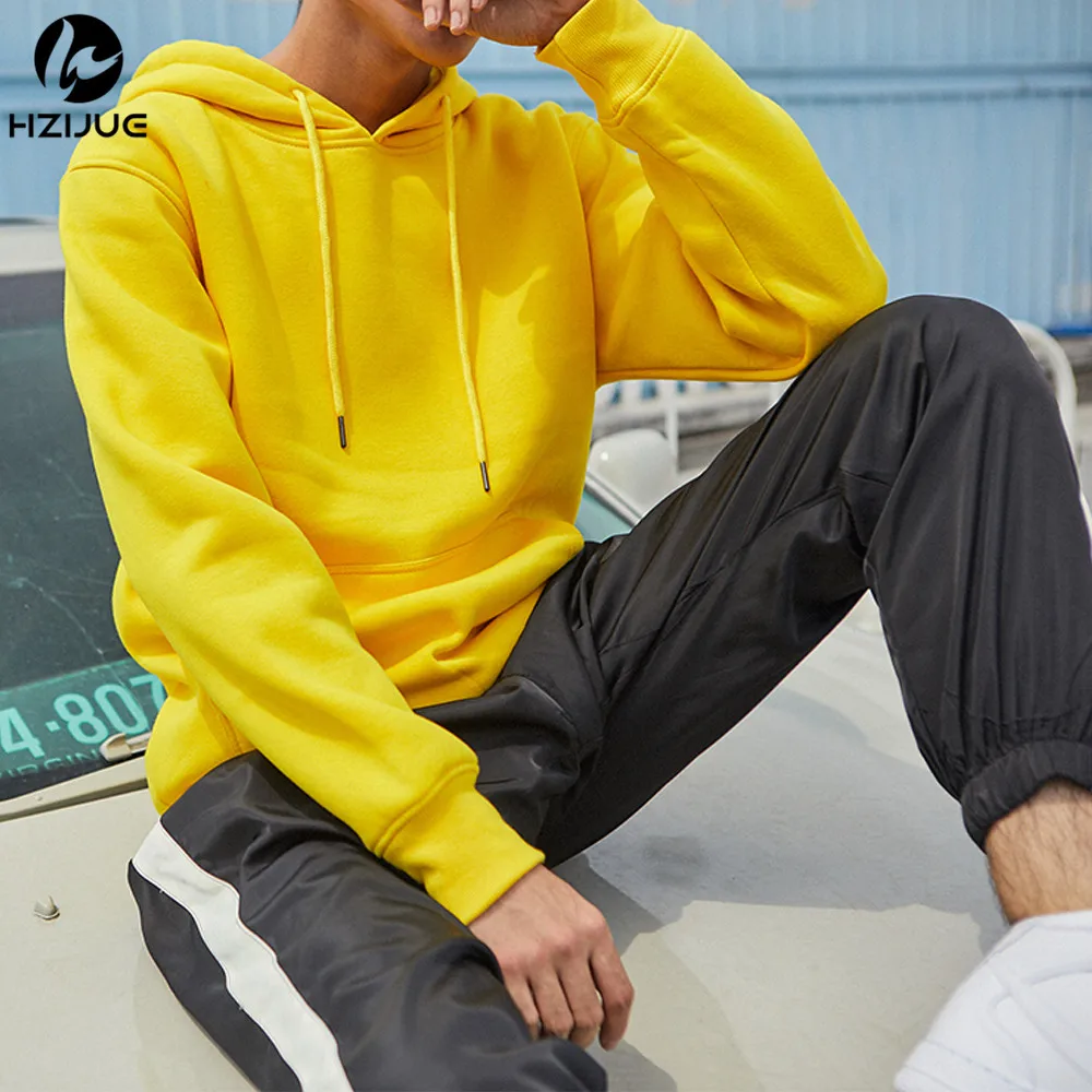 New Hoodies Men//Women Fashion Cotton Streetwear Style Mens Hoodies and Sweatshirt Pink XXL