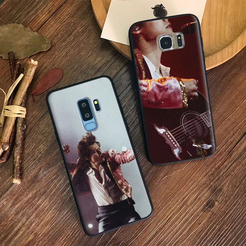 

Harry Styles coque Soft Silicone Phone Case Shell Cover For Samsung S7 Edge S8 S9 Plus Note 8 9