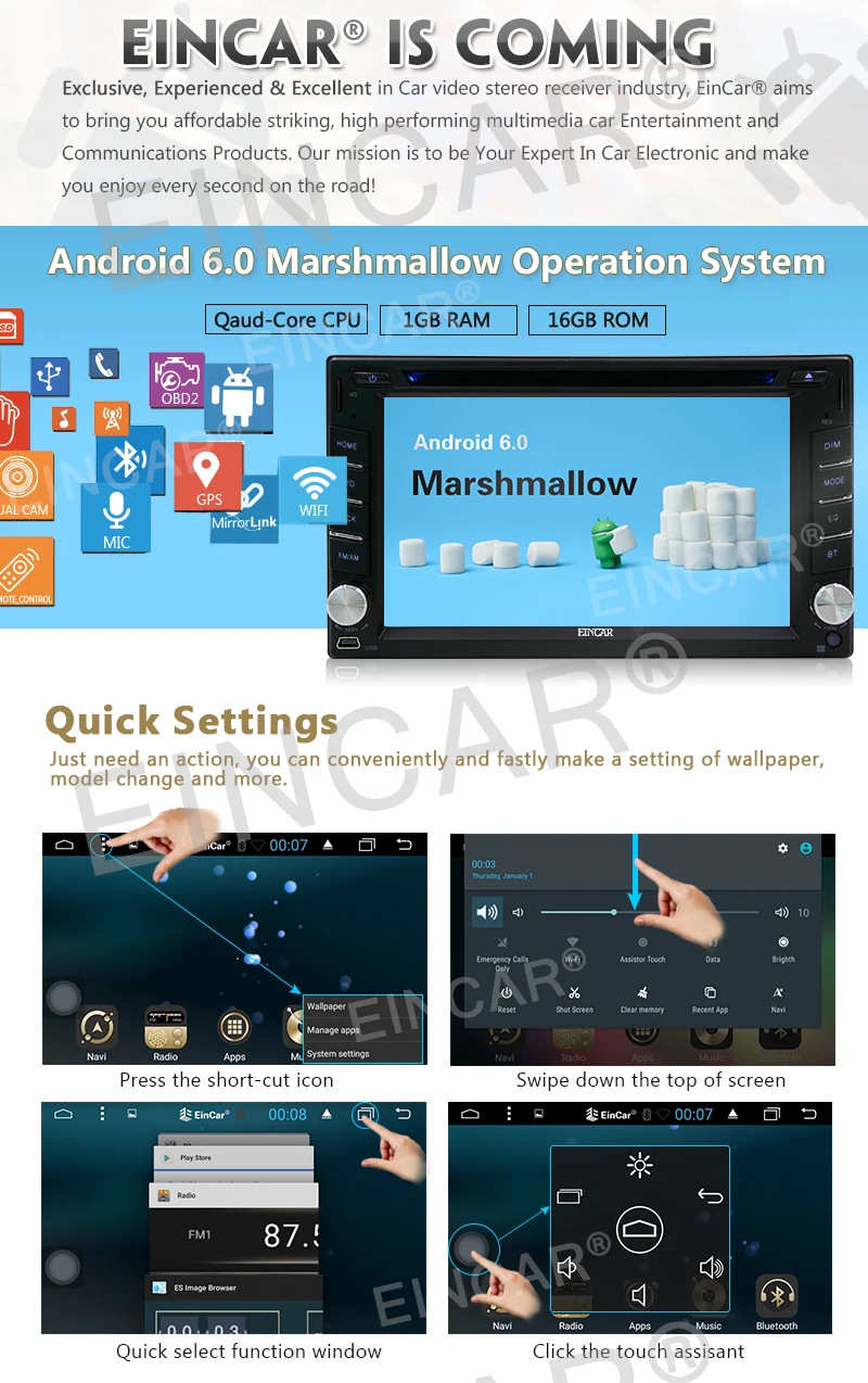 Discount Car DVD gps navigator 2din GPS Universal Android 6.0 Quad Core 16GB with Microphone GPS Navigation Bluetooth Stereo Audio Player 3 Discount Car DVD gps navigator 2din GPS Universal Android 6.0 Quad Core 16GB with Microphone GPS Navigation Bluetooth Stereo Audio Player 3