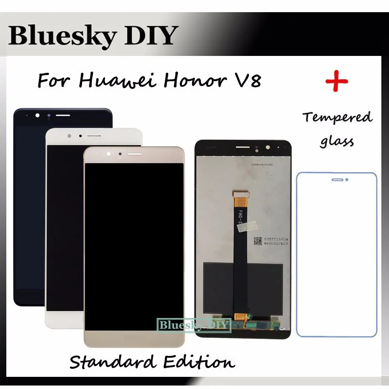 Для Huawei Honor V8 Standard Edition KNT-UL10 KNT-AL10 KNT-TL00 KNT-TL10 LCD дисплей + сенсорный экран дигитайзер