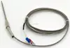FTARP08 K J type 2m metal screening cable 100mm flexible probe thermocouple temperature sensor diameter 3mm ► Photo 3/5